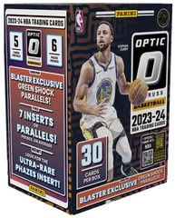 2023-24 Panini Donruss Optic NBA Basketball Hobby BLASTER Box - Green Shock Parallels!